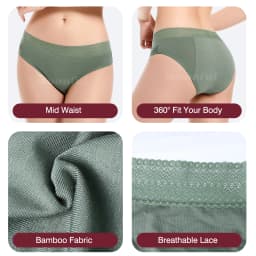 Period Underwear Cotton Menstrual Panties Woman Strong Absorption Underwear Menstrual Brief Leak Proof Menstruation Panties Girl
