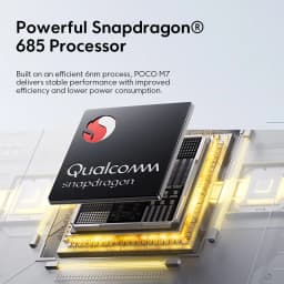 POCO M7 Global Version Smartphone Snapdragon 685 6.9" 144Hz FHD+ Display 7000mAh battery NFC 33W Turbo Charging IP64