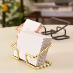 Business Card Holder, Desktop Business Cards Organizer, Office Desk Display Stand, Decorative Gift for Desk