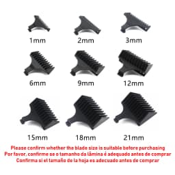 For Kemei KM-5027 1949 5098 9163 5021 Etc. Hair Trimmer Limit Comb Universal Black Guards Hairdresser Hair Cutting Guide