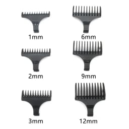 For Kemei KM-5027 1949 5098 9163 5021 Etc. Hair Trimmer Limit Comb Universal Black Guards Hairdresser Hair Cutting Guide