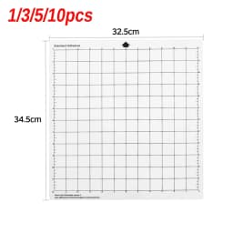 1/3/5/10Pc Replacement Cutting Mat Transparent Adhesive Mat with Measuring Grid 12*12-Inch for Silhouette Cameo Plotter Machine