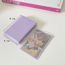 Sharkbang 50pcs/Lot Holo Card Sleeves 61x91mm 20C Macaron Color Kpop Holder For Postcards Films Game Cards Photocard Protector