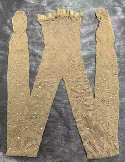Sexy Women Latin Dance Competitions Rhinestone Pantyhose Hard Yarn Elastic Shiny Fishnet Stockings Professional Tights