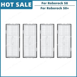Compatible For Roborock S8 / S8 Plus Replacement Spare Parts Roller Main Side Brush Hepa Filter Mop Cloth Dust Bag Accessories