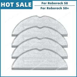 Compatible For Roborock S8 / S8 Plus Replacement Spare Parts Roller Main Side Brush Hepa Filter Mop Cloth Dust Bag Accessories