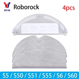 For Roborock S5 S50 S51 S55 S6 S60 S6 Pure Vacuum Cleaner Accessories HEPA Filter Mop Cloth Side Main Brush Spare Parts