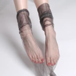 Multi-color See Through Stockings For Women 110 cm Length Anti Hook Thigh Stockings Non-elastic Long Hosiery For Garter Belt