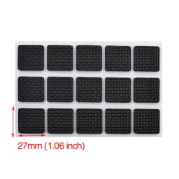 KAK 1-24PCS Self Adhesive Furniture Leg Feet Rug Felt Pads Anti Slip Mat Bumper Damper For Chair Table Protector Hardware