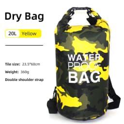 Waterproof Dry Bag 10L 20L Storage Pack Pouch For Swimming Trekking Rafting Boating Kayaking Rafting Drybags Backpack XD117Y