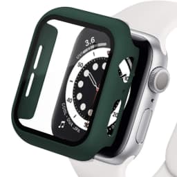 Glass+Case for Apple Watch Ultra 49mm 45mm 44mm 41mm 40mm Accessories PC Screen Protector Cover iwatch Series 3/4/5/6/7/8/SE