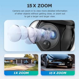 SHIWOJIA 4K 8MP Solar Camera 4G SIM/WIFI Security Outdoor Dual Lens Recording Humanoid Tracking Color Night Vision PTZ Cam