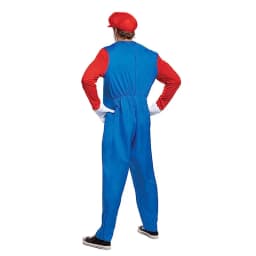 Super Brothers Costume Cosplay Fancy Dress Outfit Halloween Carnival Unisex Mens Women Adult Teens New with Hat and Mustache