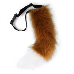 Simulation Fox Cat Tail Wolf Tail Cosplay Performance Props Anime Plush Beast Tail Halloween Jewelry Dress Up Props