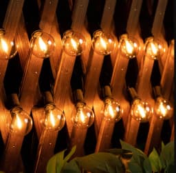 Retro Street Garland G40 String Outdoor Connectable Garden Street Garland Lighting Outdoor Gazebo Lights Birthday Wedding Decora