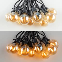 Retro Street Garland G40 String Outdoor Connectable Garden Street Garland Lighting Outdoor Gazebo Lights Birthday Wedding Decora
