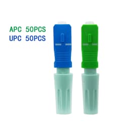 New SC APC SM Single-Mode Optical Connector FTTH Tool Cold Connector Tool SC UPC Fiber Optic Fast Connector