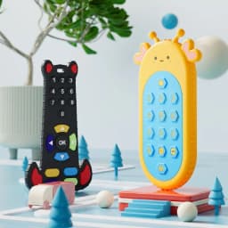 1Pc Baby Silicone Teether Toys Remote Control Shape Teether Rodent Gum Pain Relief Teething Toy Kids Sensory Educational