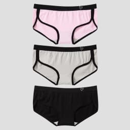 BANNIROU 3Pcs Women's Briefs Cotton Sports Fitness Low-Rise Solid Soft Breathable Panties Lingerie Underwear For Woman Intimates