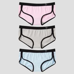 BANNIROU 3Pcs Women's Briefs Cotton Sports Fitness Low-Rise Solid Soft Breathable Panties Lingerie Underwear For Woman Intimates