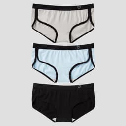 BANNIROU 3Pcs Women's Briefs Cotton Sports Fitness Low-Rise Solid Soft Breathable Panties Lingerie Underwear For Woman Intimates