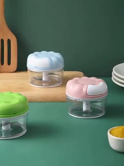 Mini Food Mixers Multi-function Garlic Grinding Chopper Food Vegetables Cutter Meat Grinders Home Kitchen Manual Garlic Press