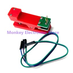 Test stand PCB clip Single/double 2.54 2.0 1.5 1.27mm spacing Clamp Fixture pogo pin Download Program Burn with Box DuPont