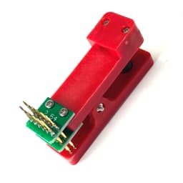 Test stand PCB clip Single/double 2.54 2.0 1.5 1.27mm spacing Clamp Fixture pogo pin Download Program Burn with Box DuPont