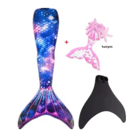 NEW Summer kids Swimming Mermaid Tail Mermaid Costume Cosplay Children Princess Party Fantasy Swimsuit Can Add Monofin Fin Xmas