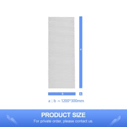DIY Generic 300*1200mm Hepa Filter Paper with Folds 20mm Screen Homemade Car Air Purifier Air Conditioning Dust Net Cotton Pm2.5