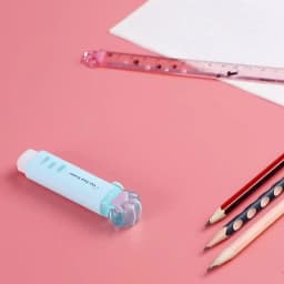 Kawaii Retractable Eraser Cute Cat Korean Stationery Rubber Drawing Erasers Children's school supplies Office