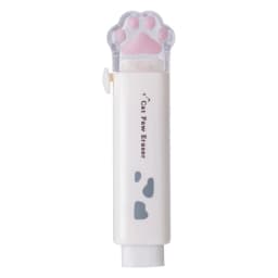 Kawaii Retractable Eraser Cute Cat Korean Stationery Rubber Drawing Erasers Children's school supplies Office