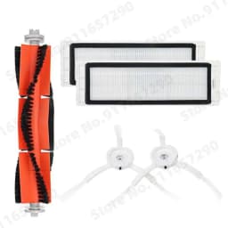 Hepa Filter Main Brush Side Brush Spare Parts For Xiaomi Mi 1s 1st Roborock S5 S50 Max Mijia Robot Vacuum Cleaner Accessories