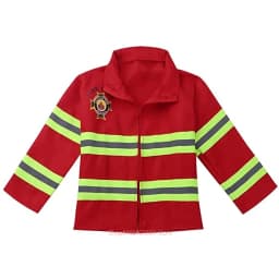 Halloween Kids Firefighter Uniform Children Sam Fireman Role Work Clothing Suit Boy Kids Cosplay Costume Party Costume Gift