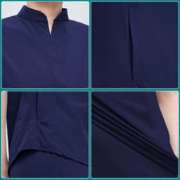 Medical Clothing for Women Nurse Uniforms Scrubs Set Hospital Work Wear Wholesale Medical New Blue Overalls Unisex Solid Uniform