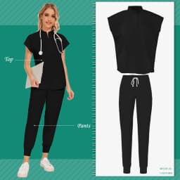 Medical Clothing for Women Nurse Uniforms Scrubs Set Hospital Work Wear Wholesale Medical New Blue Overalls Unisex Solid Uniform