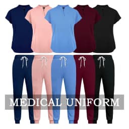 Medical Clothing for Women Nurse Uniforms Scrubs Set Hospital Work Wear Wholesale Medical New Blue Overalls Unisex Solid Uniform