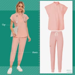 Medical Clothing for Women Nurse Uniforms Scrubs Set Hospital Work Wear Wholesale Medical New Blue Overalls Unisex Solid Uniform