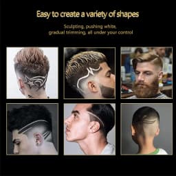 Kemei 1990 New Hair Clipper Professional Hair Clipper Men's Hair Clipper Electric Trimmer LCD Display Hair Clipper Almighty Set