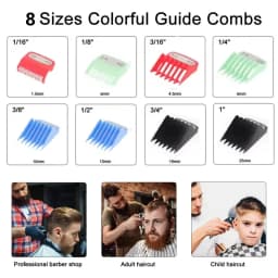 Kemei 1990 New Hair Clipper Professional Hair Clipper Men's Hair Clipper Electric Trimmer LCD Display Hair Clipper Almighty Set