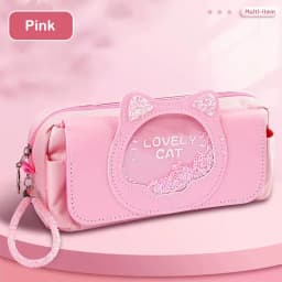 Kawaii Quicksand Pencil Case Large Capacity Multifunctional Pen Box Cute Storage Bag School Office Supplies Stationery