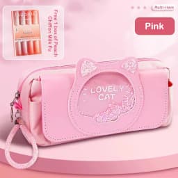 Kawaii Quicksand Pencil Case Large Capacity Multifunctional Pen Box Cute Storage Bag School Office Supplies Stationery