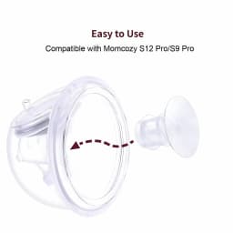 5 Size Breast Milk Pump Flange Inserts Breast Shield Converter Practical Breast Pump Replacement 13mm 15mm 17mm 19mm 21mm