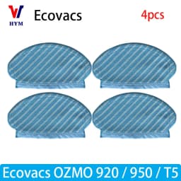 For Ecovacs Debot OZMO T5 / 920 / 950 Accessories Main Side Brush Water Tank Castor Wheel Filter Mop Vacuum Cleaner Spare Parts