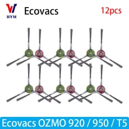 For Ecovacs Debot OZMO T5 / 920 / 950 Accessories Main Side Brush Water Tank Castor Wheel Filter Mop Vacuum Cleaner Spare Parts