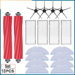 Filter Mop Cloth For Xiaomi Roborock S7 Max S70 T7S Plus Robot Vacuum Cleaner Accessories Main Side Brush Spare Parts