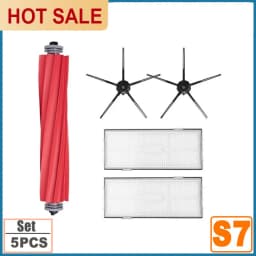 Filter Mop Cloth For Xiaomi Roborock S7 Max S70 T7S Plus Robot Vacuum Cleaner Accessories Main Side Brush Spare Parts