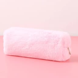 Kawaii Plush Pencil Case Cute Pen Box Large Capacity for Girls Storage Bag Student School Office Supplies Stationery