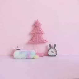 Kawaii Plush Pencil Case Cute Pen Box Large Capacity for Girls Storage Bag Student School Office Supplies Stationery