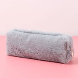 Kawaii Plush Pencil Case Cute Pen Box Large Capacity for Girls Storage Bag Student School Office Supplies Stationery